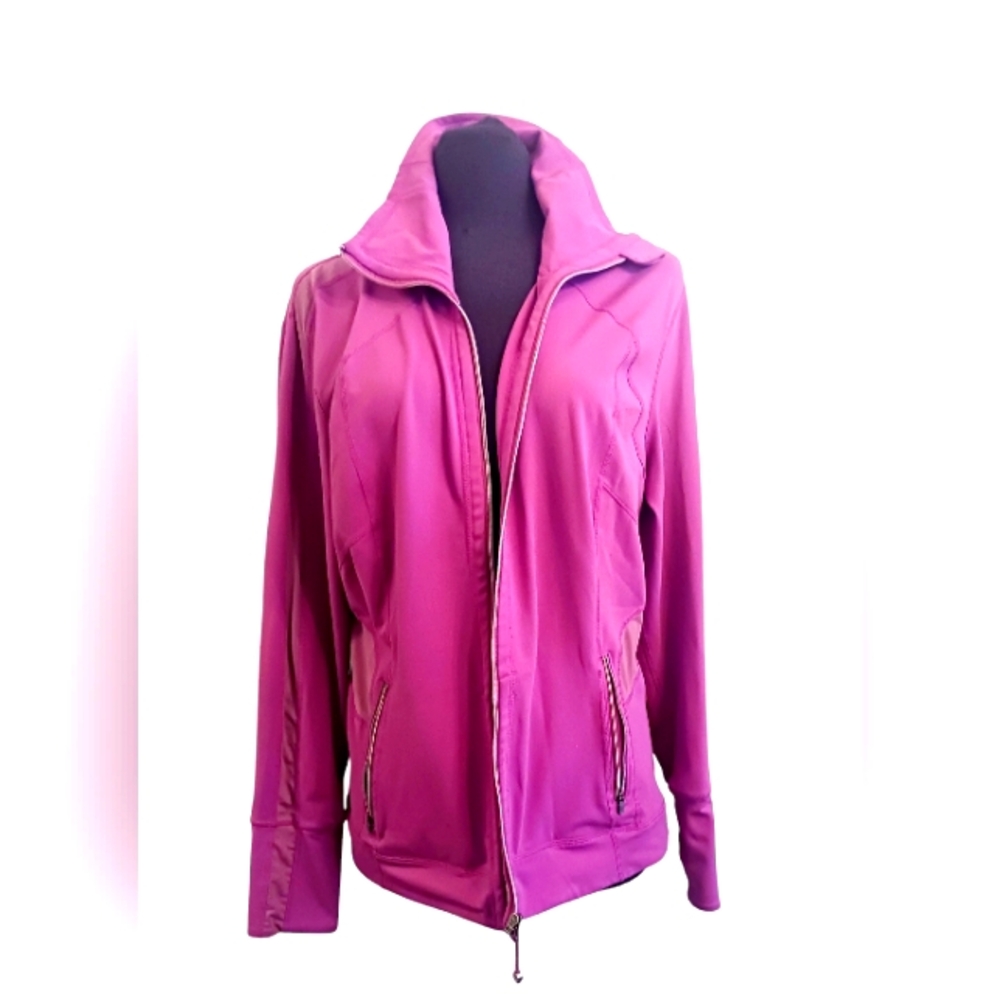 Cotton Candy Pink ZipUp Jacket Plus Size XXL by Tangerine